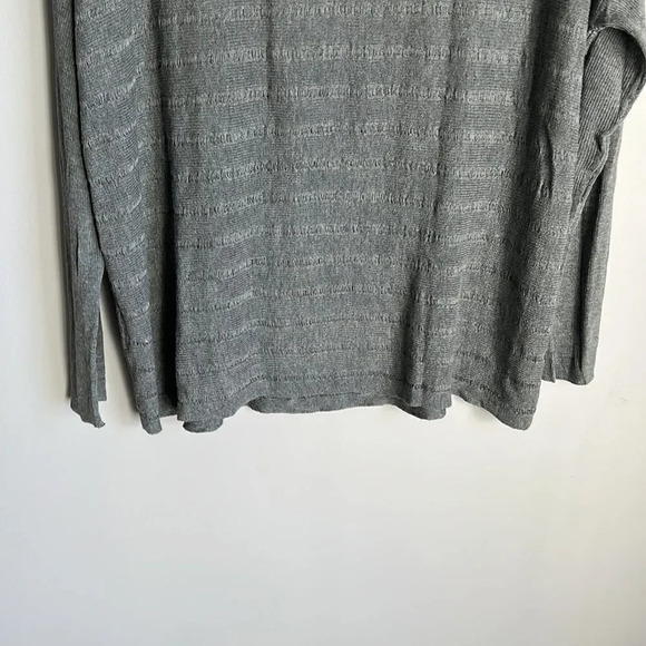 Eileen Fisher Gray Crew Neck Sweater - Picture 7 of 11